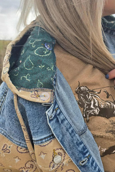 Sterling Kreek Jacket Bandana Country Denim Shacket