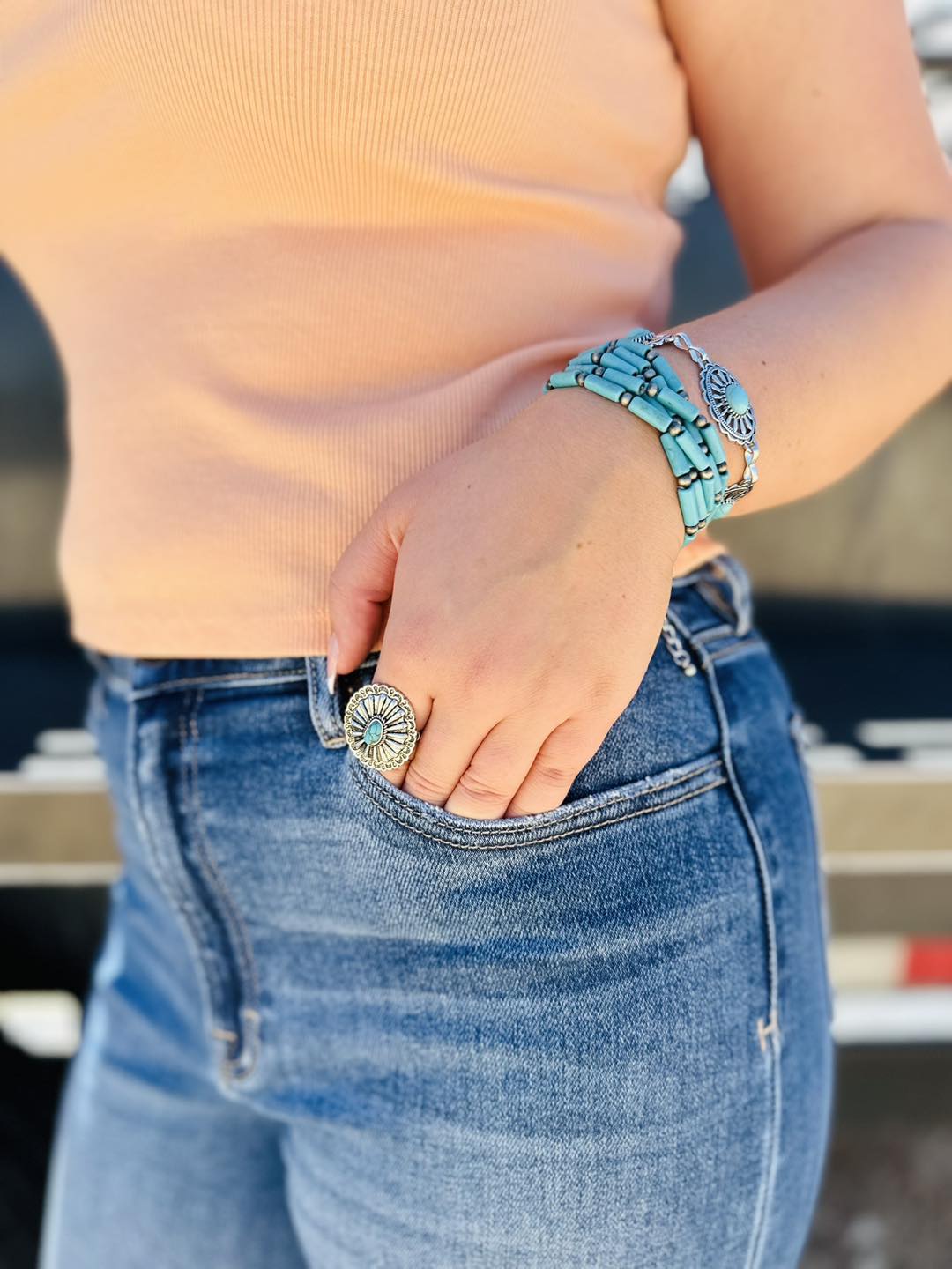 West and Co Bracelet Turquoise River Canyon Bracelet