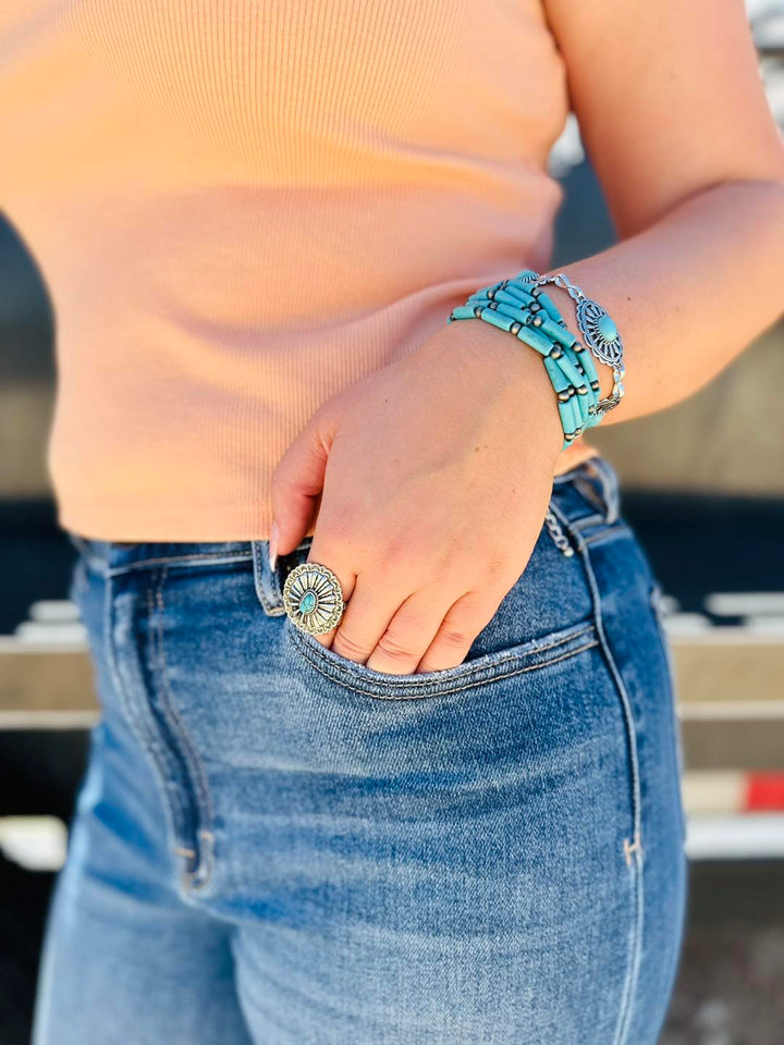 West and Co Bracelet Turquoise River Canyon Bracelet