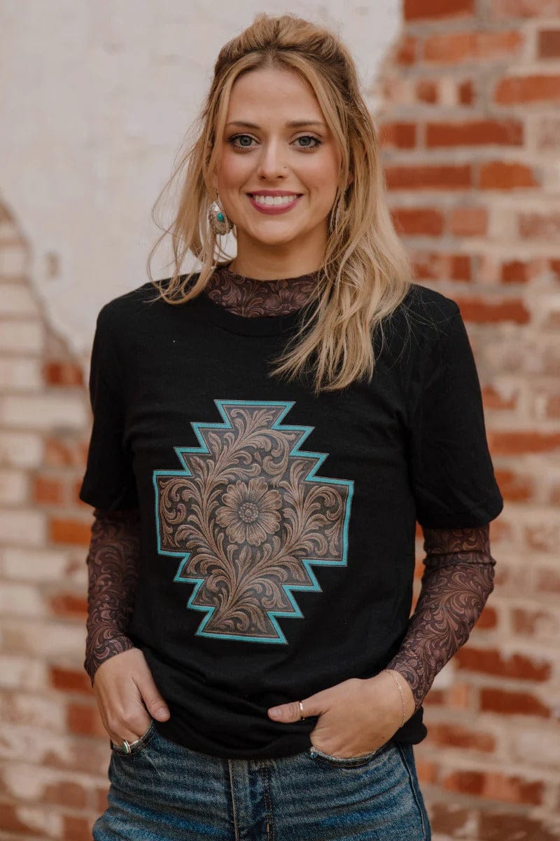 Sterling Kreek graphic tee Bronzed Bloom Tee