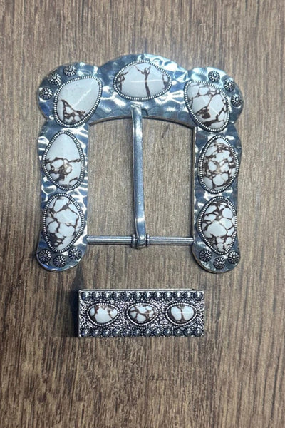 Sterling Kreek Belt Buckle White Buckle Up Belt Buckle White