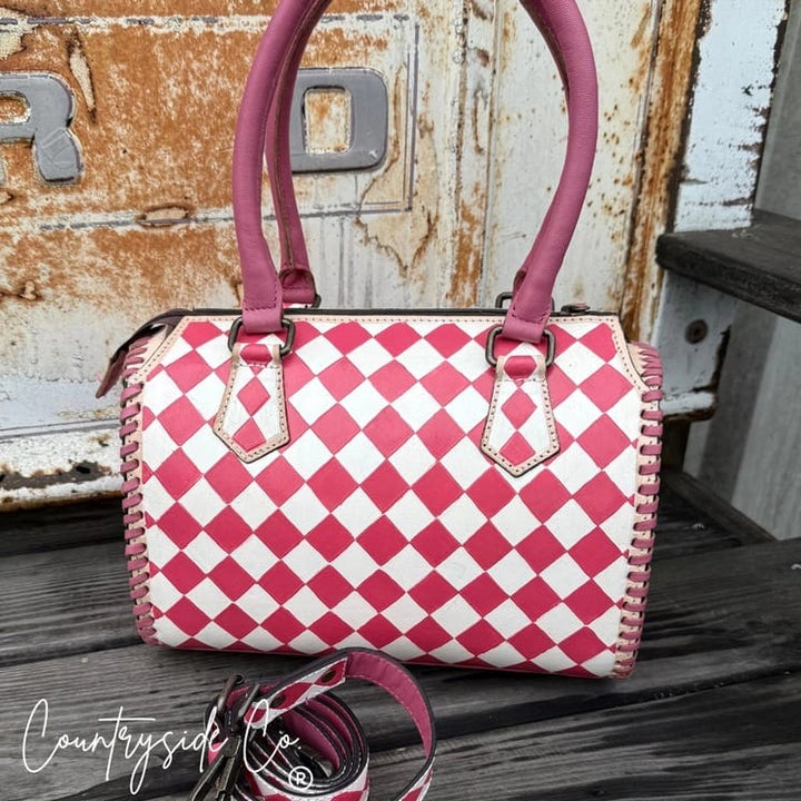 Countryside Co. Handbag Checkered Rodeo Barbie Check Speedy