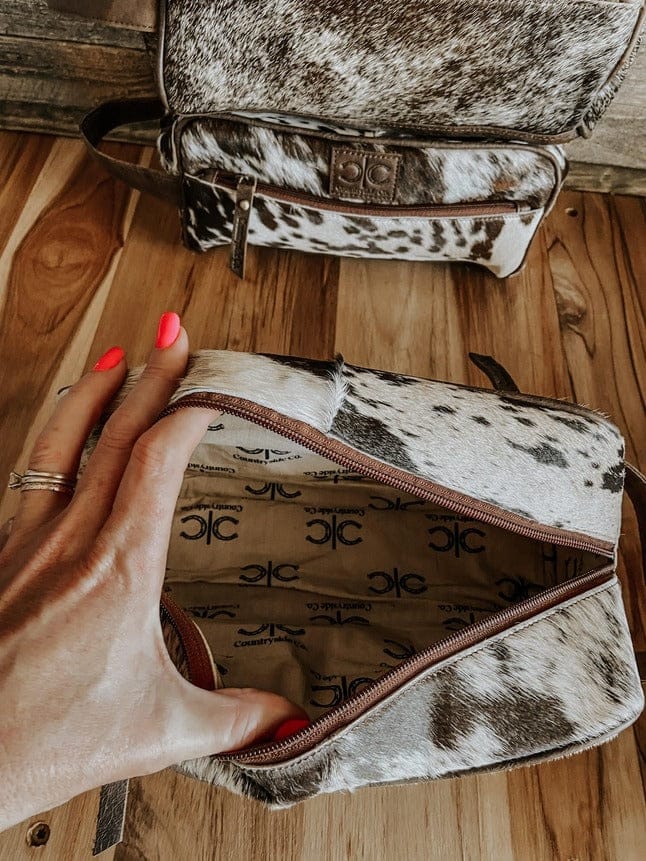 Countryside Co. Toiletry Bag Cowhide Trailhand Cowhide Travel Bag