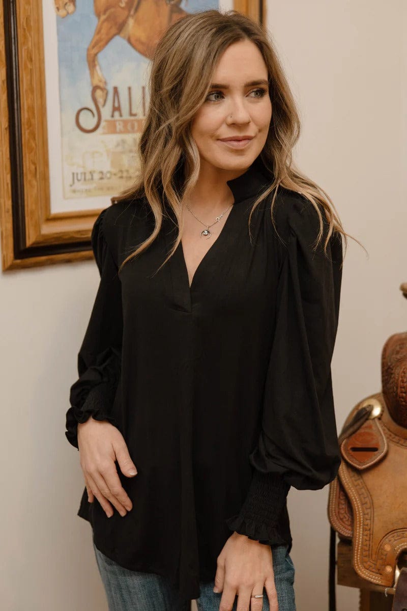 Sterling Kreek Long sleeve Top Canyon Call Top Black
