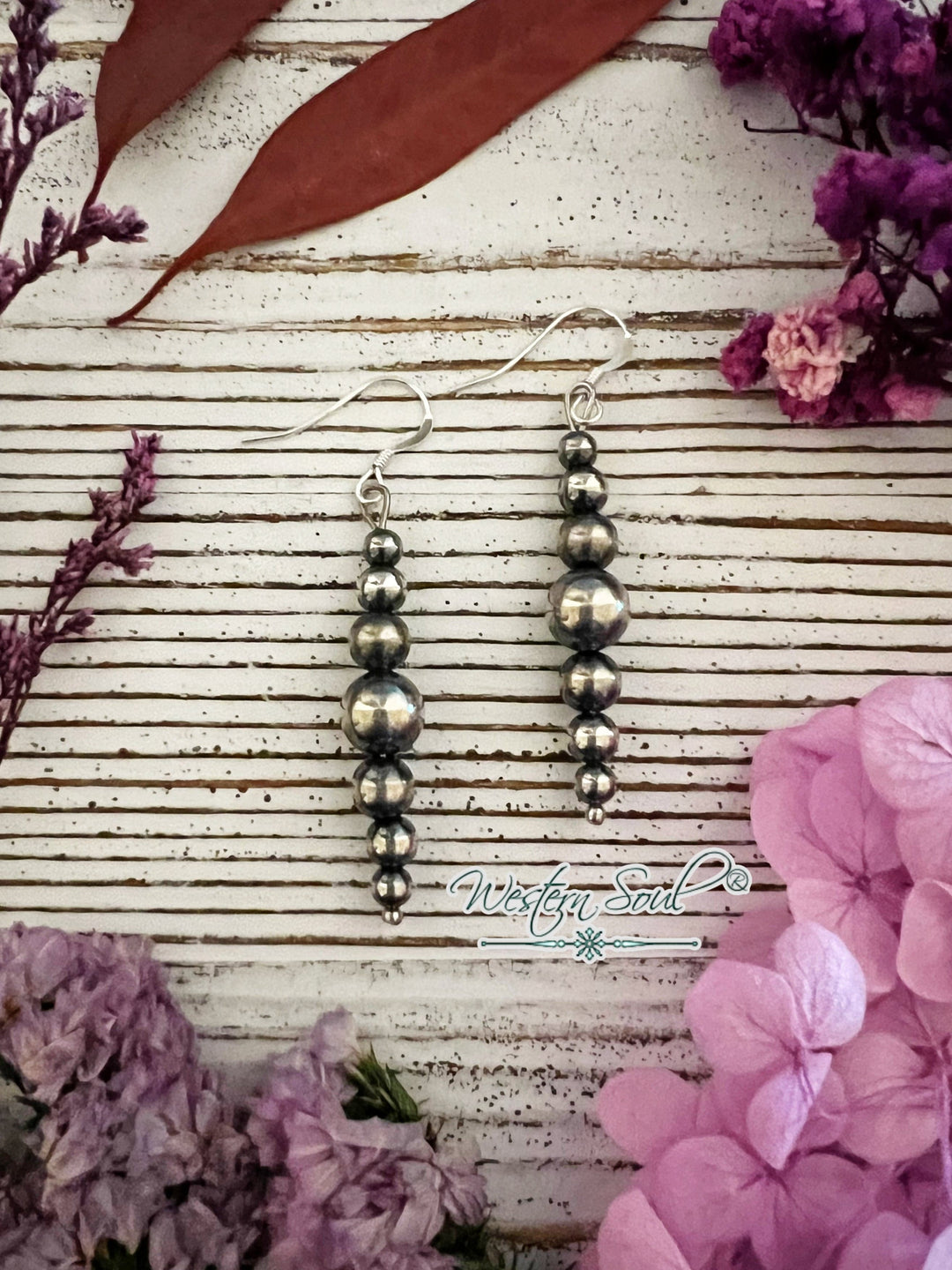 Bijoux Fab Earrings Silver Silver Pearl Dangle Earrings