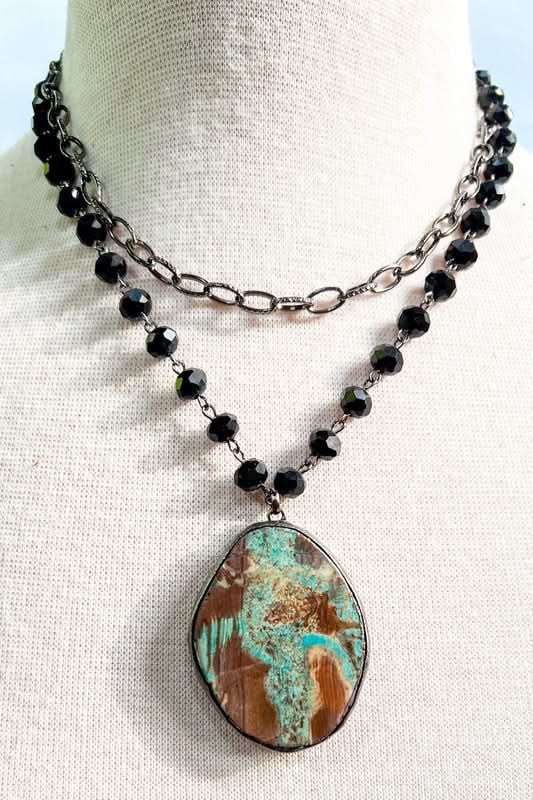 Dylan Jewelry Teal The Paige Necklace