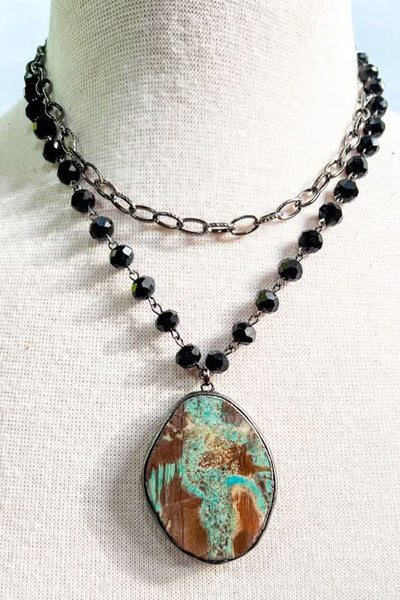 Dylan Jewelry Teal The Paige Necklace