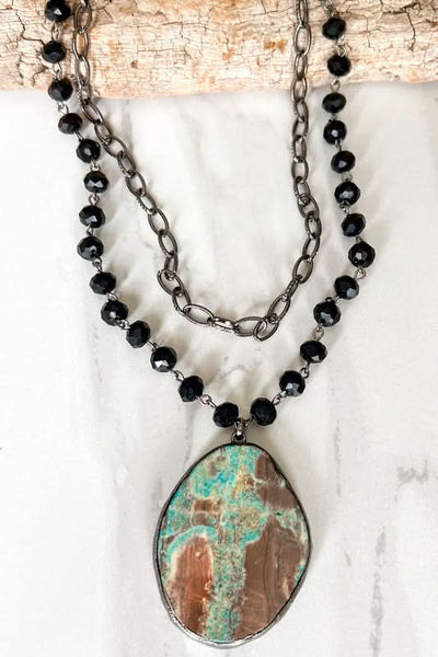 Dylan Jewelry Teal The Paige Necklace