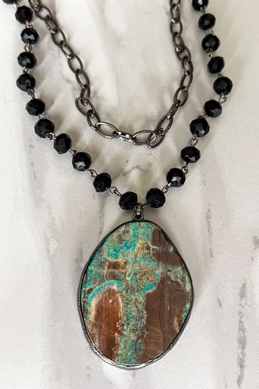 Dylan Jewelry Teal The Paige Necklace