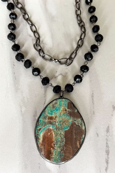 Dylan Jewelry Teal The Paige Necklace