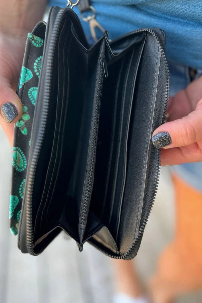 Sterling Kreek Phone Wallet Bag Multicolor Forever In Turquoise Phone Wallet Bag