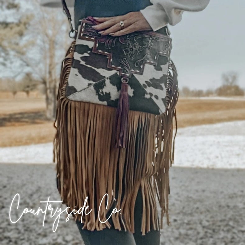 Countryside Co. Handbag Animal Fort Worth Cowhide Crossbody Handbag