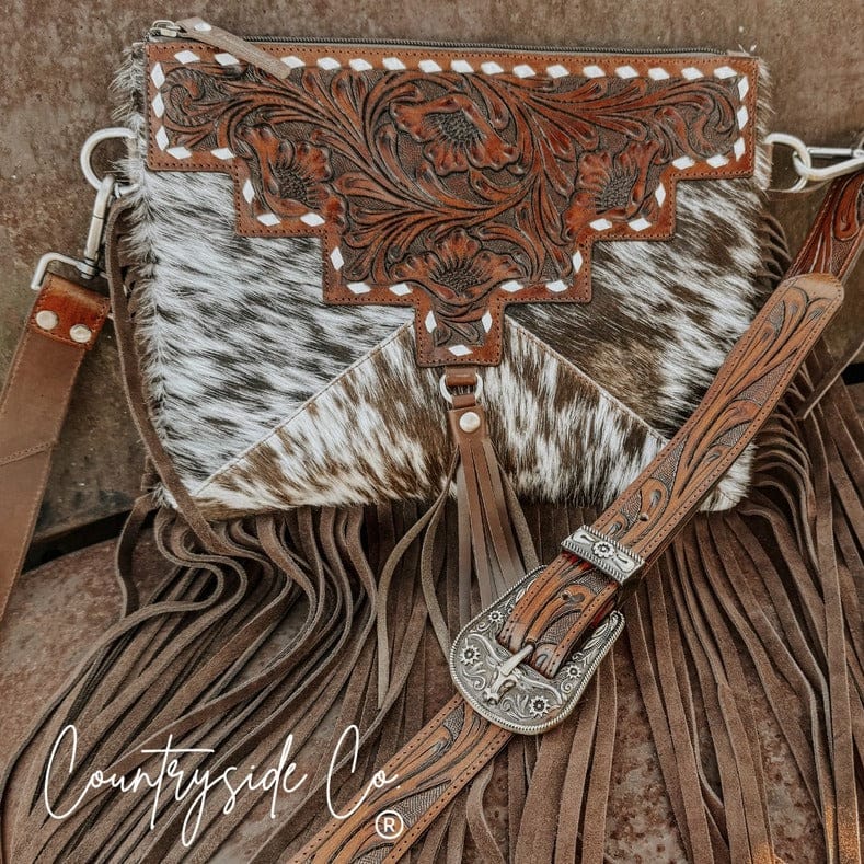 Countryside Co. Handbag Animal Fort Worth Cowhide Crossbody Handbag