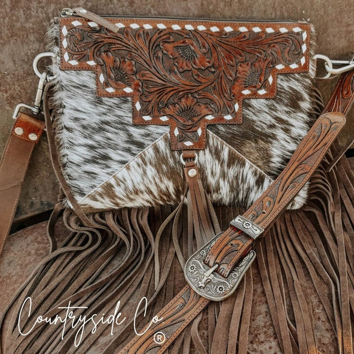 Countryside Co. Handbag Animal Fort Worth Cowhide Crossbody Handbag