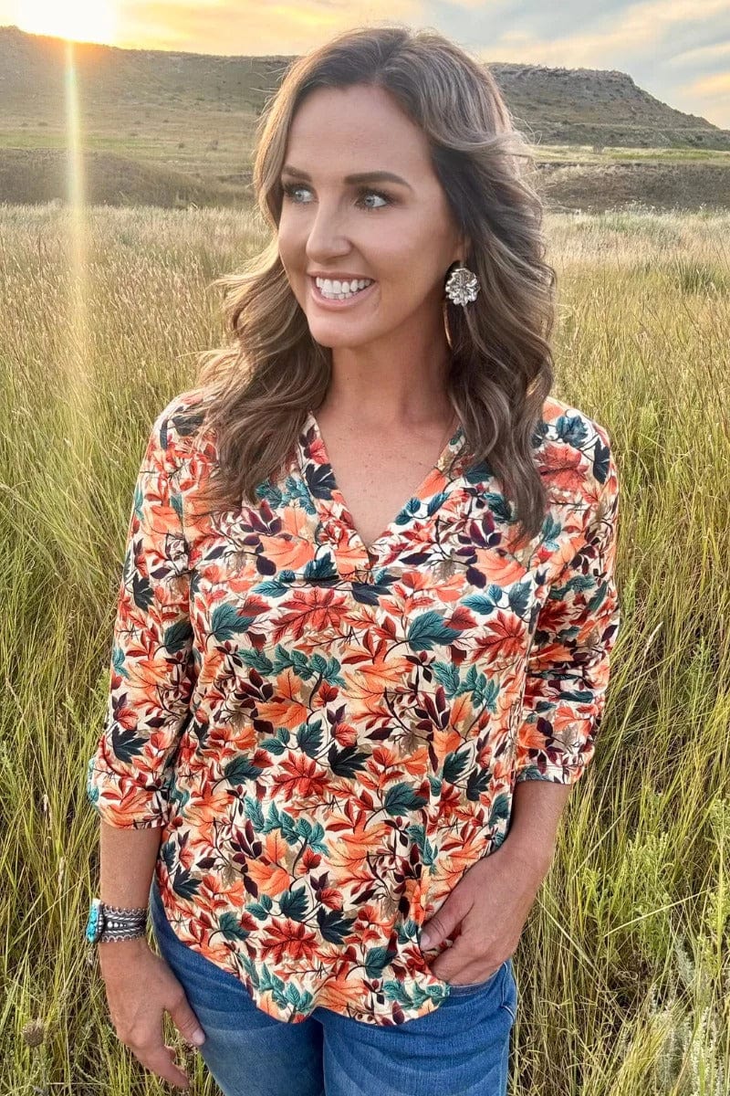 Sterling Kreek Long sleeve Top Harvest Trail Top