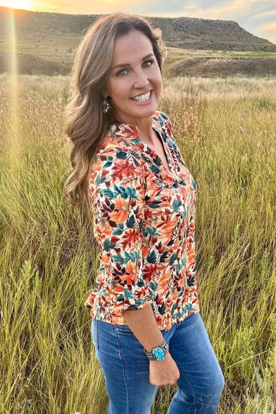 Sterling Kreek Long sleeve Top Harvest Trail Top