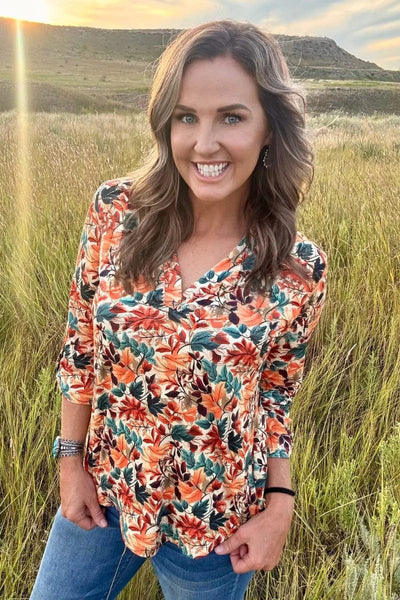Sterling Kreek Long sleeve Top Harvest Trail Top
