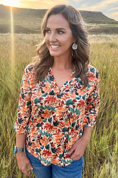 Sterling Kreek Long sleeve Top Harvest Trail Top