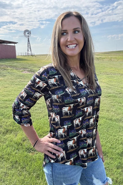 Sterling Kreek Long Sleeve Shirt Heart of Texas Top