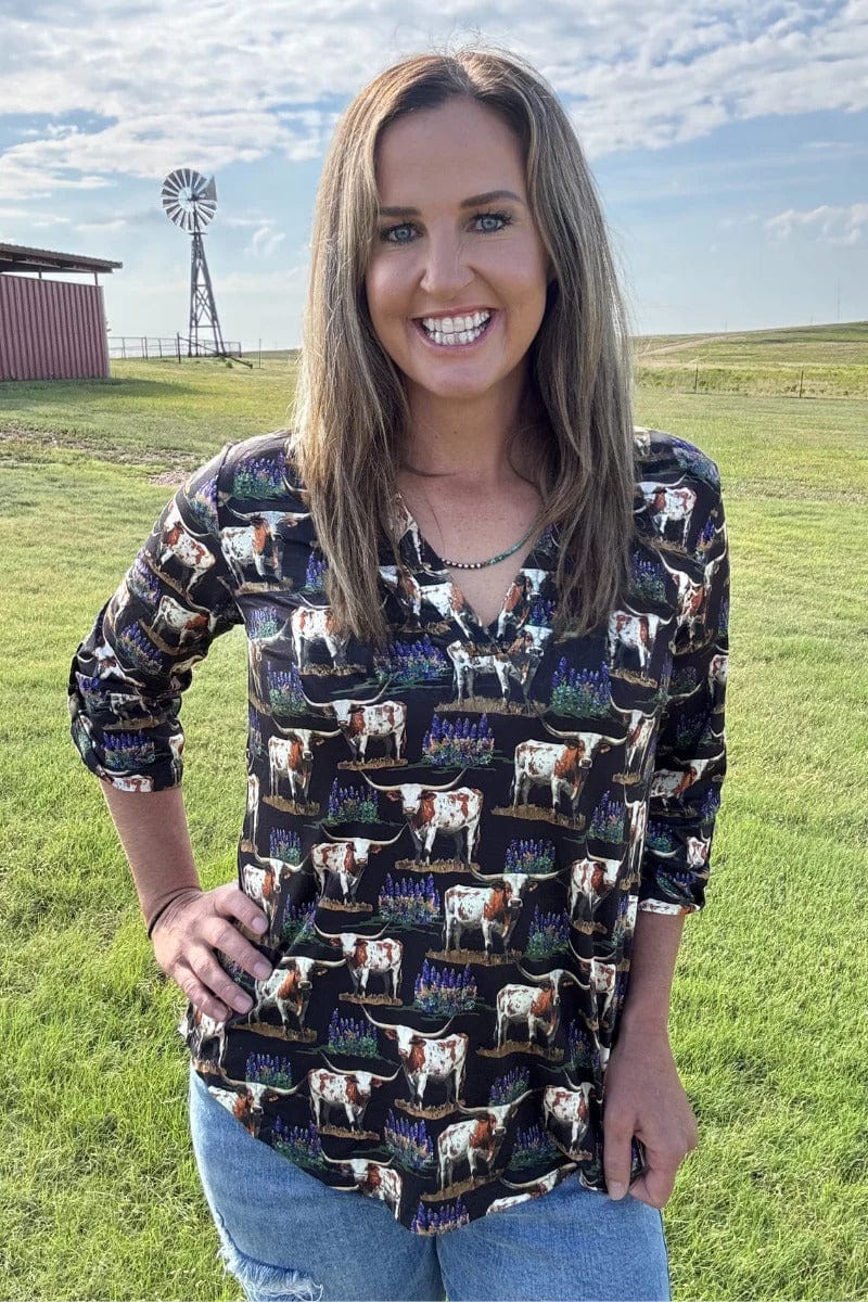 Sterling Kreek Long Sleeve Shirt Heart of Texas Top