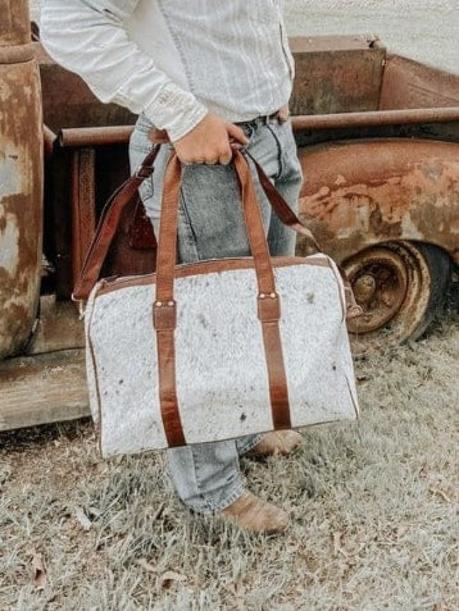 Countryside Co. Duffle Animal Cowhide Duffle Travel Bag