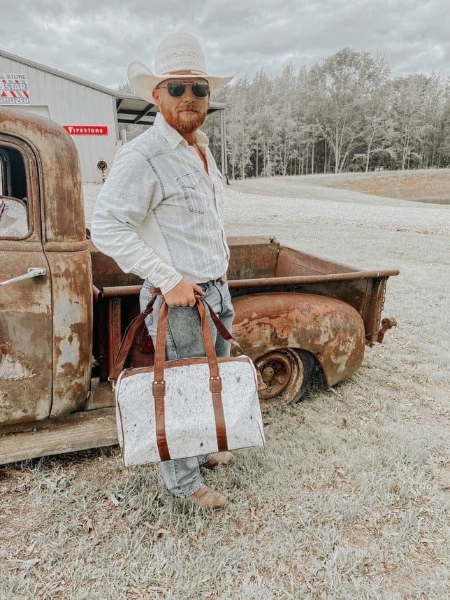 Countryside Co. Duffle Animal Cowhide Duffle Travel Bag