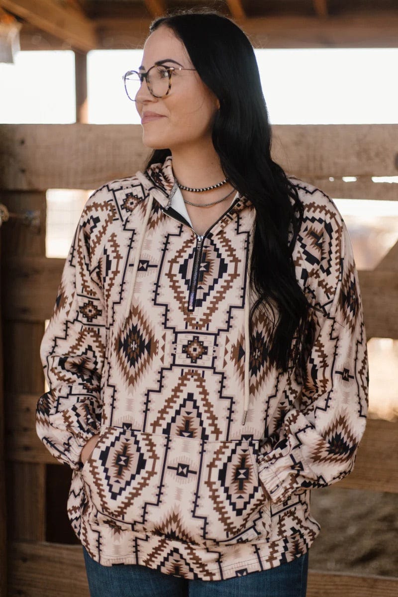 Sterling Kreek Pullover Desert Sands Oversized Pullover