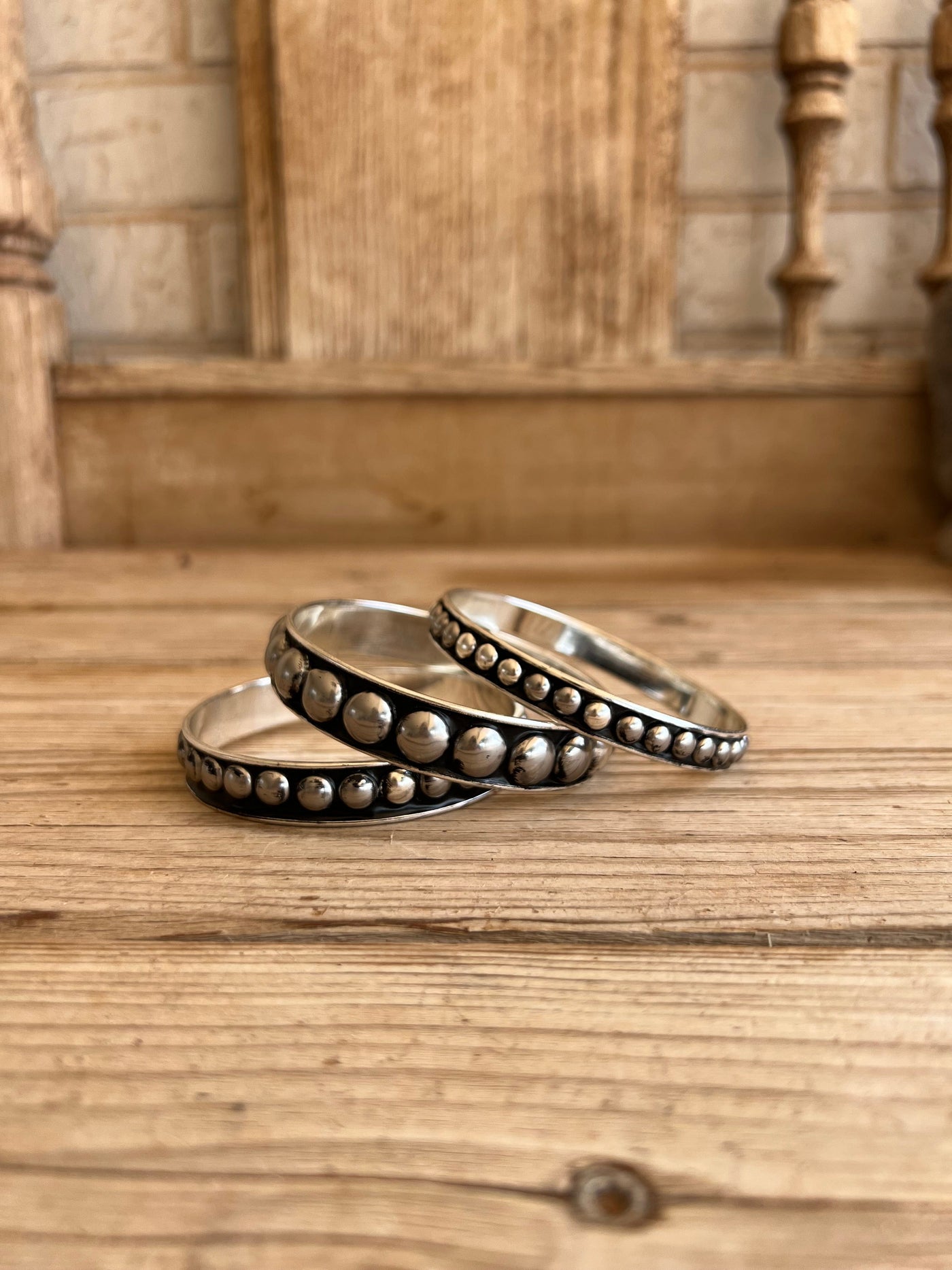 Tipi Bracelet Silver Dusty Trail Bracelet Set
