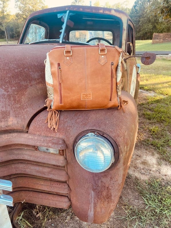 Countryside Co. Handbag Brown Laramie Ridge Cowhide Tote