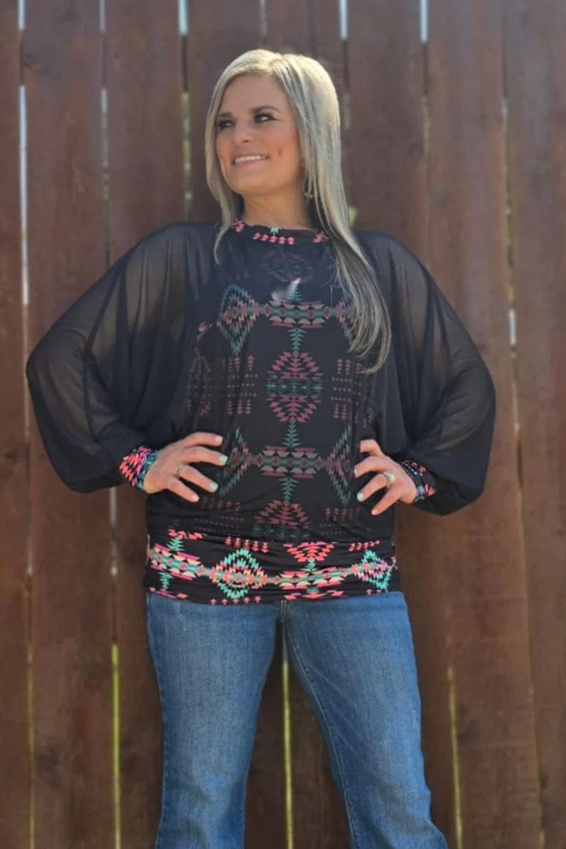 Sterling Kreek Long sleeve Top Lucky To Have You Top