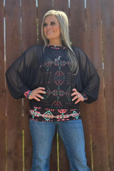 Sterling Kreek Long sleeve Top Lucky To Have You Top