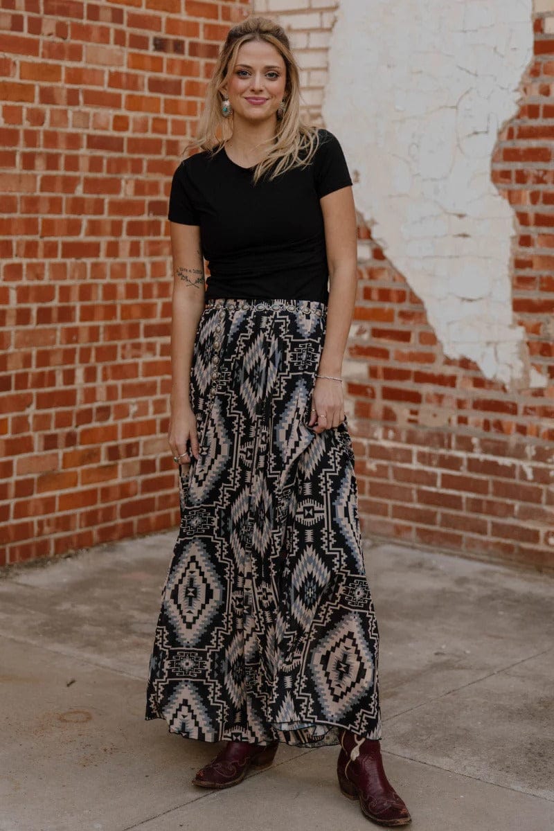 Sterling Kreek Skirt Ashwood Trail Maxi Skirt