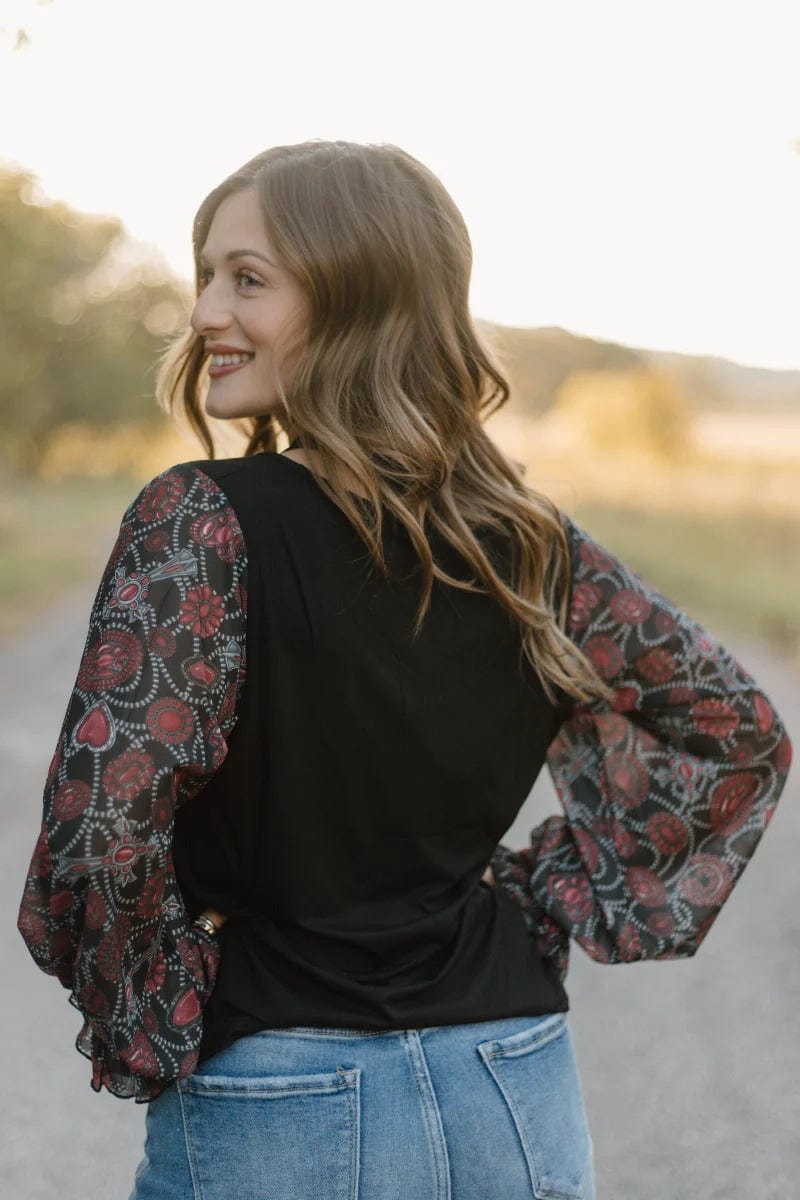 Sterling Kreek Long Sleeve Shirt Pearls In December Top