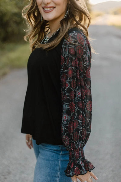 Sterling Kreek Long Sleeve Shirt Pearls In December Top