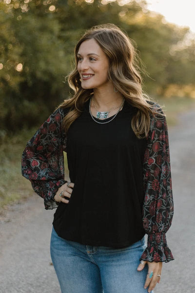 Sterling Kreek Long Sleeve Shirt Pearls In December Top