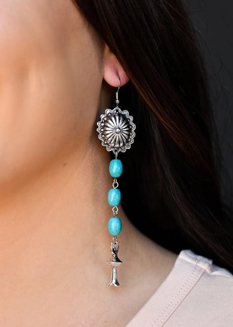 West and Co Earrings Turquoise Prairie Dancer Earrings