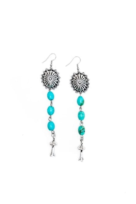 West and Co Earrings Turquoise Prairie Dancer Earrings