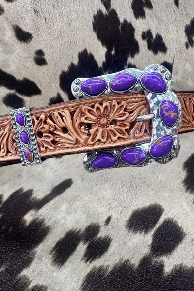 Sterling Kreek Belt Buckle Purple Buckle Up Belt Buckle Purple