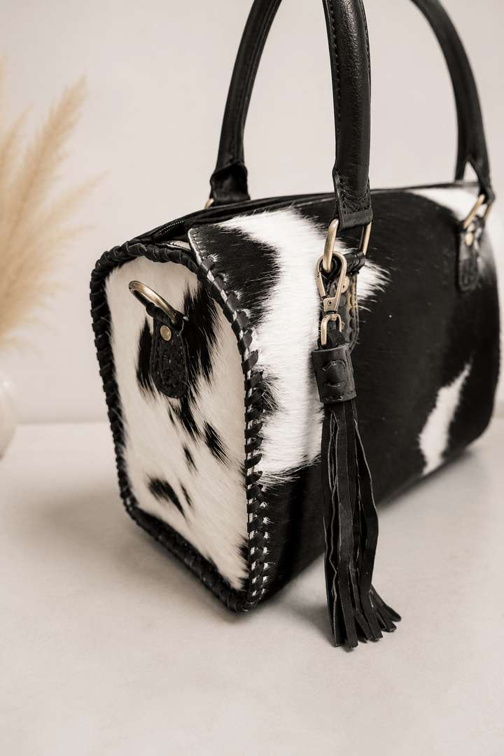 Countryside Co. Handbag Black Midnight Cowgirl Black Cowhide Speedy Bag