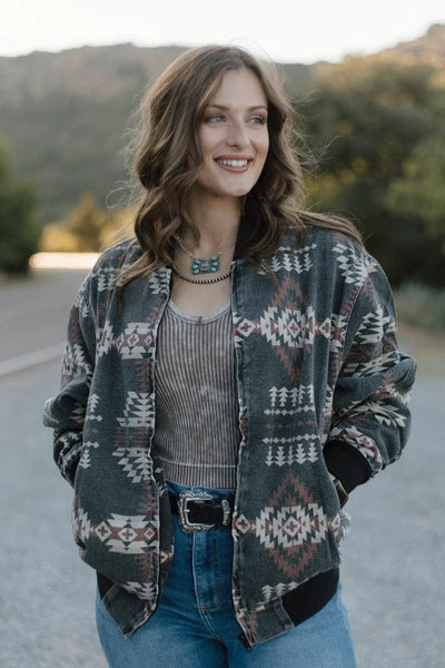 Sterling Kreek Jacket Sagebrush Spirit Bomber Jacket