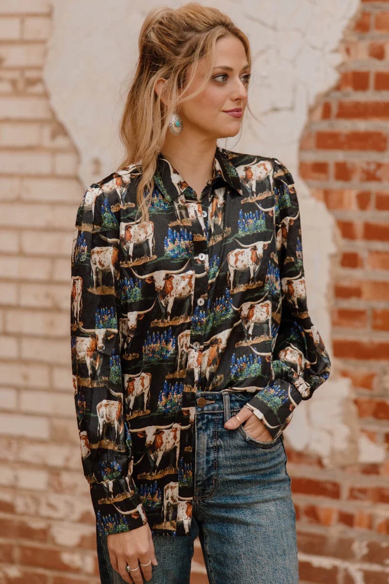 Sterling Kreek Long Sleeve Shirt Somewhere in Texas Button Up