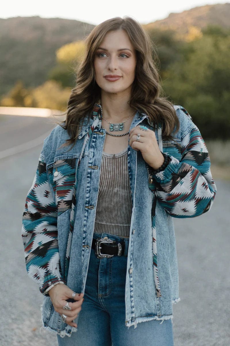Sterling Kreek Jacket Southern Roots Denim Shacket