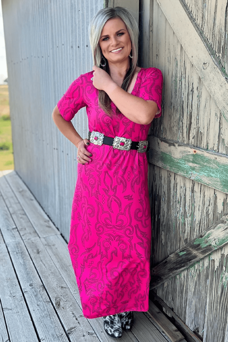 Sterling Kreek Dress Cowgirls Like Us Maxi Dress