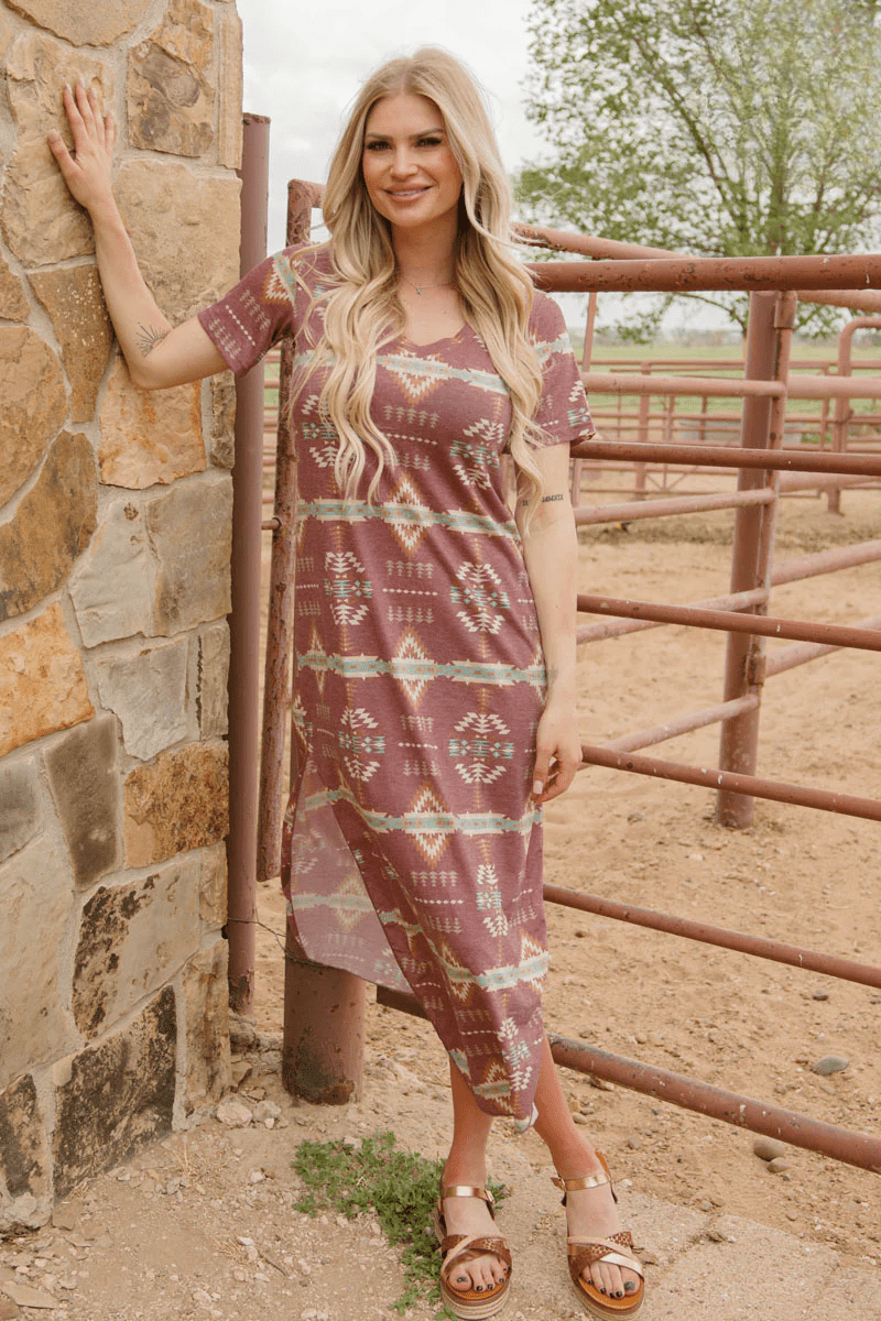 Sterling Kreek Dress Red River Maxi Dress