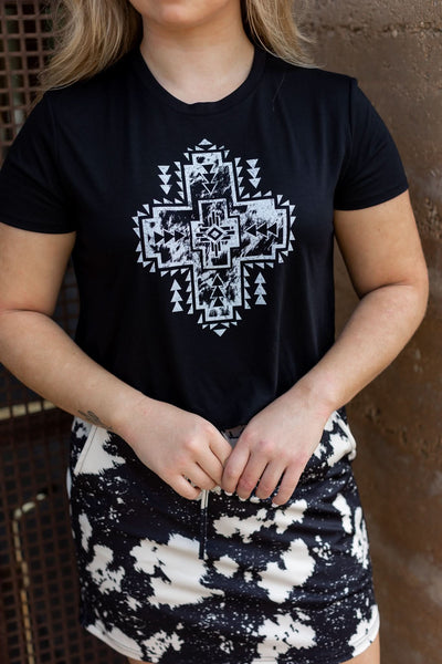 Sterling Kreek graphic tee River Walk Crop Top