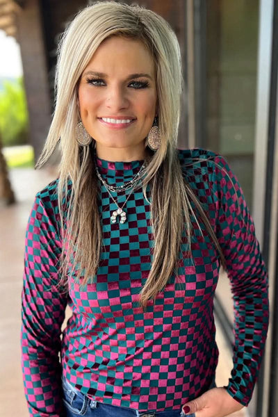 Long sleeve Mesh Top  