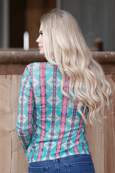 Sterling Kreek Long sleeve Mesh Top Wild One Mesh Top