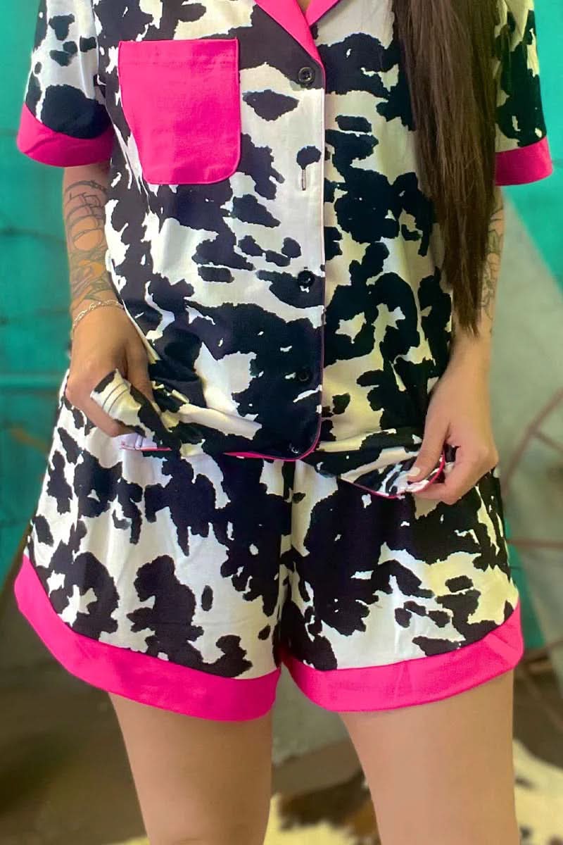 Sterling Kreek Pajamas Cow Jams Top