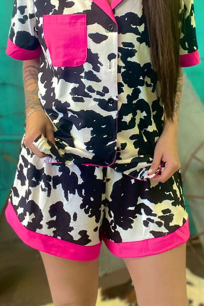 Sterling Kreek Pajamas Cow Jams Top