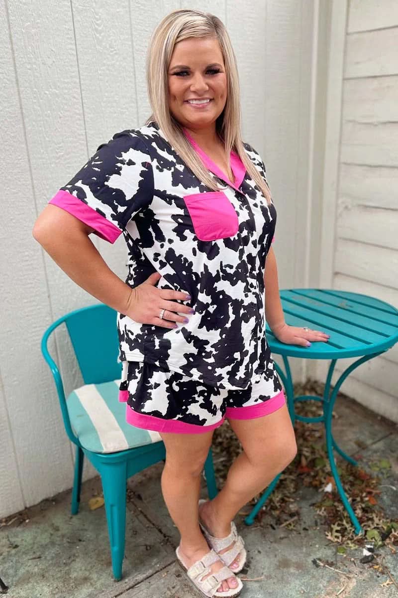 Sterling Kreek Pajamas Cow Jams Top
